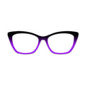 Purple Ombre Pattern Glasses Toppers #8774242652