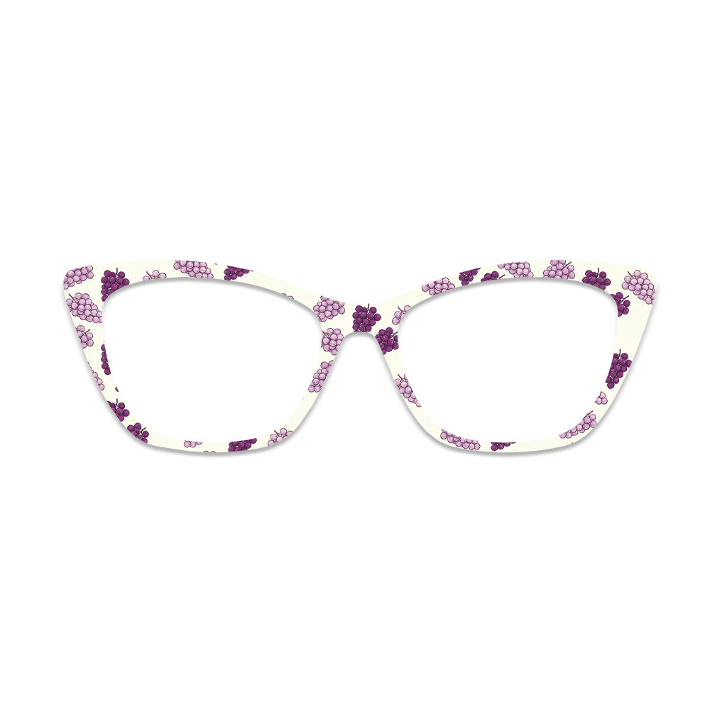 Grape Fruit Pattern Glasses Toppers #8846645757