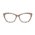 Retro Circle Dot Pattern Glasses Toppers #8887034797