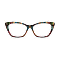 Vintage Bookshelf Pattern Glasses Toppers #8985235016
