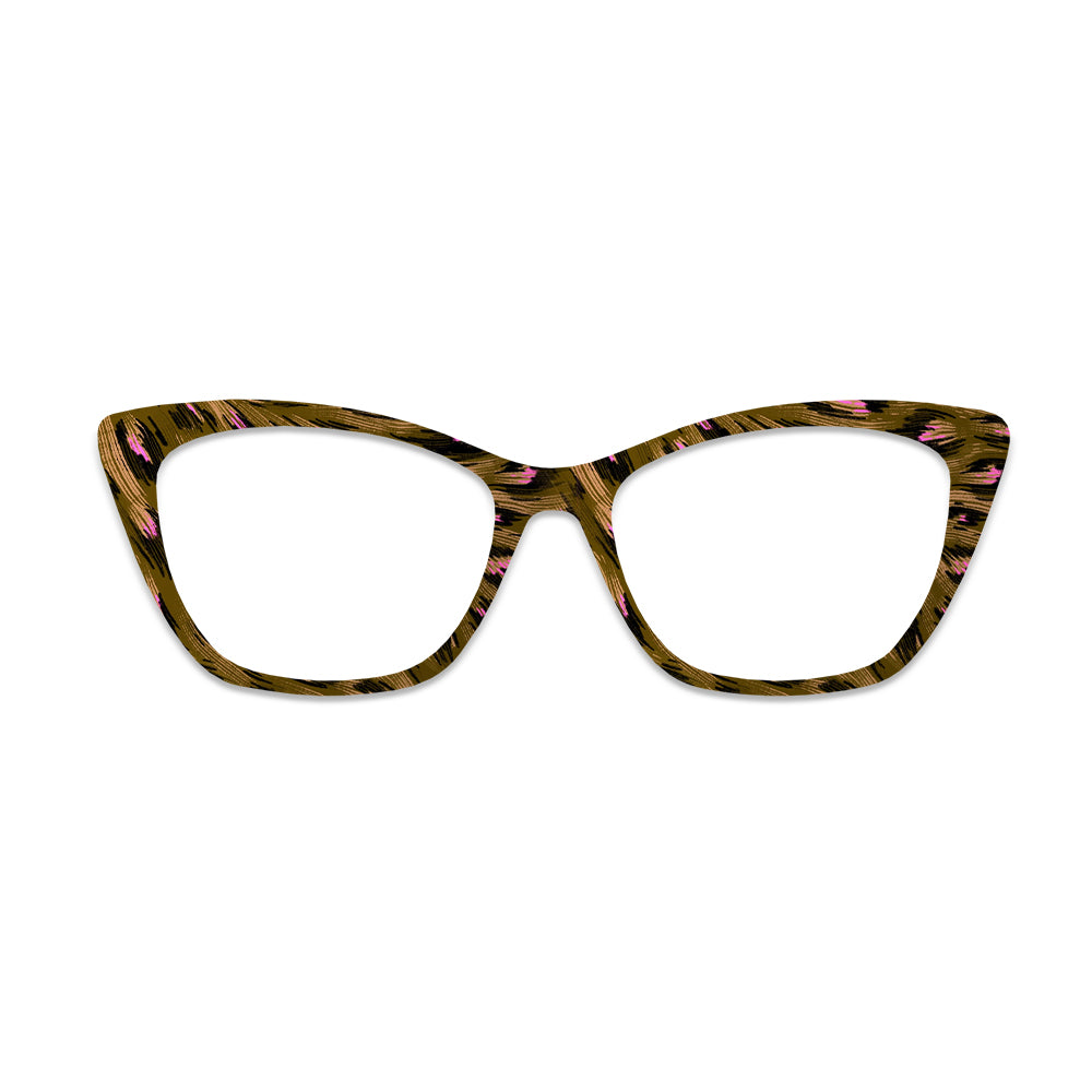 Leopard Print Glasses Toppers #5409117117