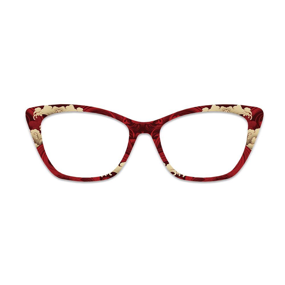 Chinese Style Wave Glasses Toppers #5605284182