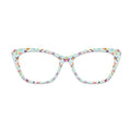 Ditsy Floral Bird Pattern Glasses Toppers #9153213643
