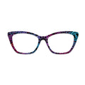 Neon Mandala Lace Pattern Glasses Toppers #9250961900