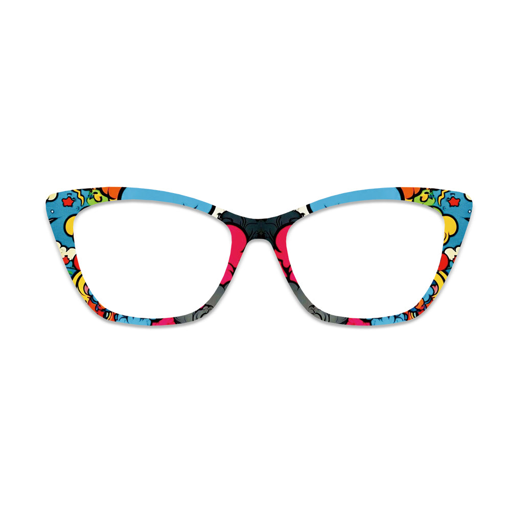 Pop Art Comic Glasses Toppers #5105428408