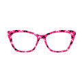 Pink Chevron Pattern Glasses Toppers #9462633062