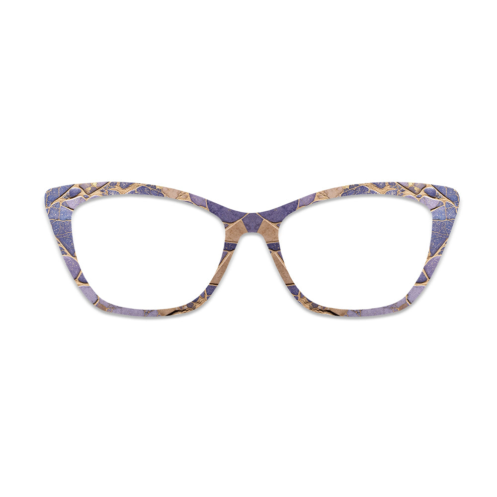 Cracked Marble Pattern Glasses Toppers #9476710241