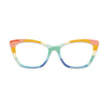 Color Block Texture Glasses Toppers #3795938793