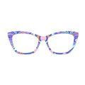 Pastel Swirl Stripe Pattern Glasses Toppers #9696923019