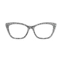 Vintage Silver Scroll Glasses Toppers #3451662535