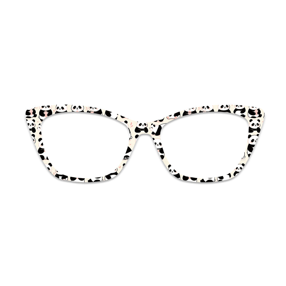 Cute Panda Pattern Glasses Toppers #9700395561