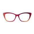 Warm Diagonal Striped Pattern Glasses Toppers #9701499761