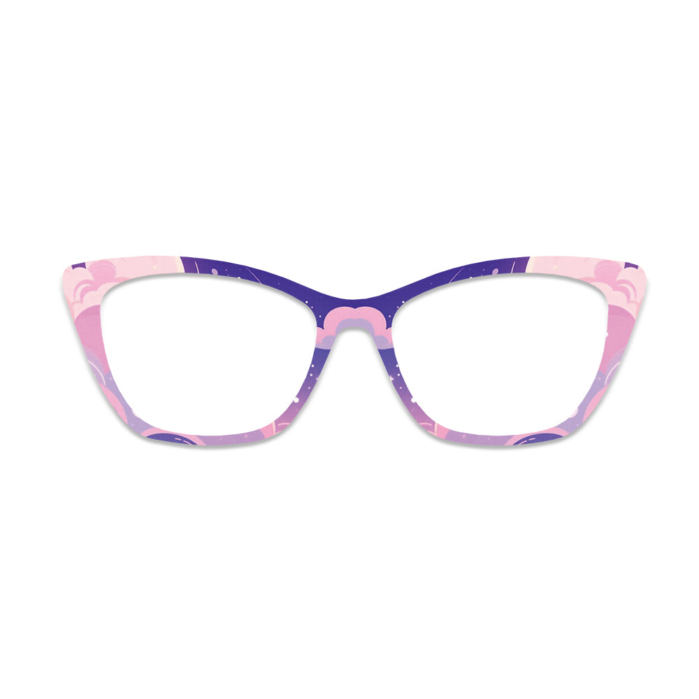 Pastel Cloud Starry Pattern Glasses Toppers #9743877797