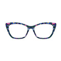 Dark Floral Pattern Glasses Toppers #9762722462