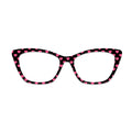 Pink Hearts Pattern Glasses Toppers #9815324887
