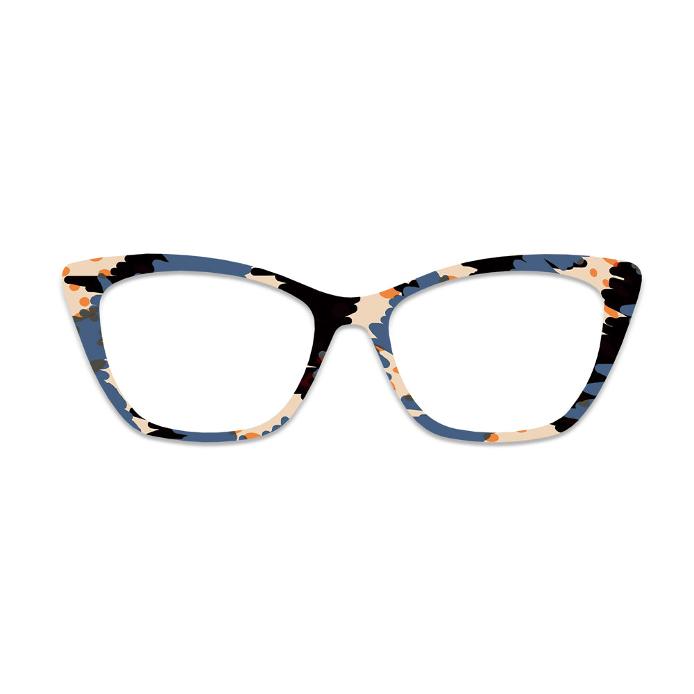 Contrast Abstract Spot Glasses Toppers #4732184174