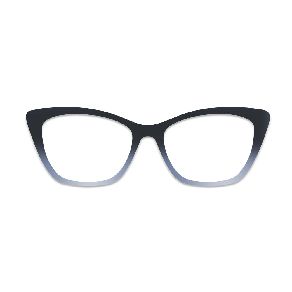 Matte Gradient Pattern Glasses Toppers #9873263326