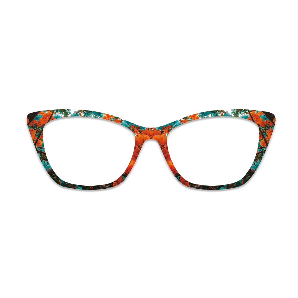 Autumn Foliage Pattern Glasses Toppers #9998209899