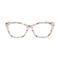 Light Purple Bee Clover Glasses Toppers #3833356965