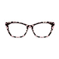 Pink Black Argyle Heart Glasses Toppers #3275397808