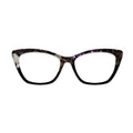 Dark Night Moth Purple Floral Glasses Toppers #6636033264