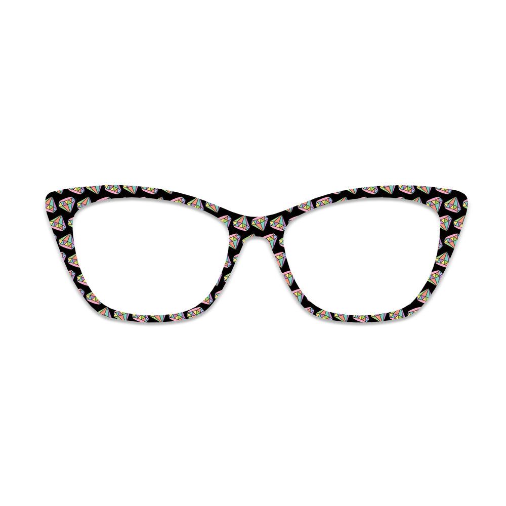 Colorful Diamond Glasses Toppers #3328265260