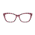 Black Background Pink Four Leaf Clover Glasses Toppers #8499562903