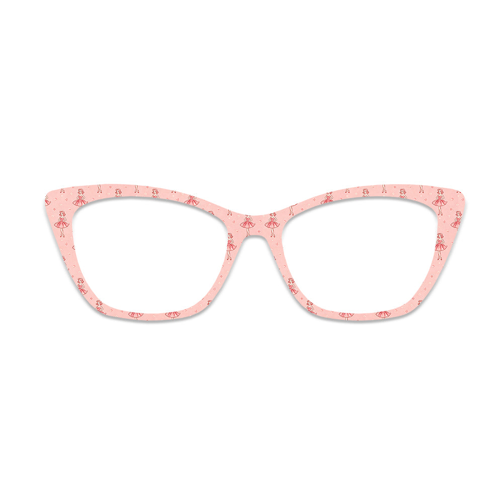 Vintage Cartoon Girl Glasses Toppers #2006130530
