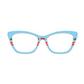 Light Blue Christmas Sweater Style Glasses Toppers #7392263490