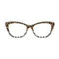 Leopard Checkerboard Splice Glasses Toppers #3063286745