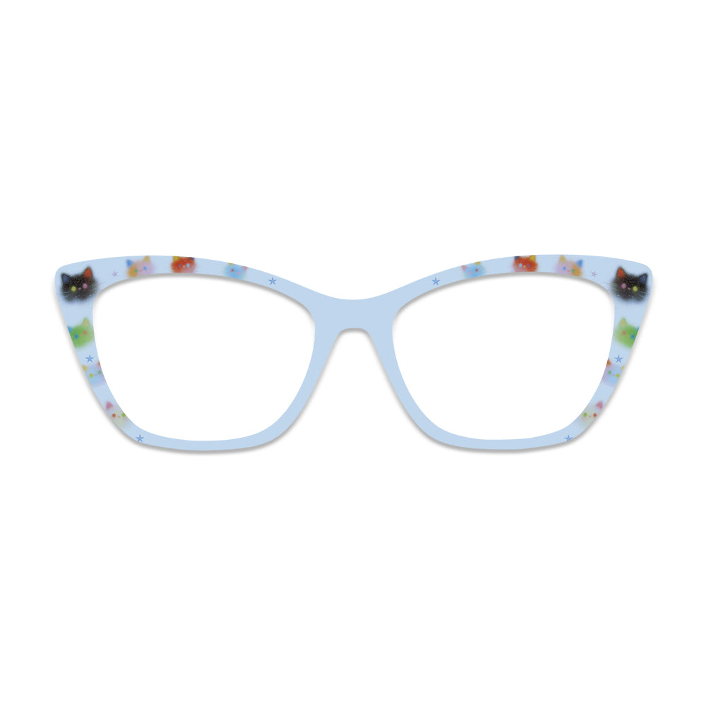 Cute Cat Pattern Glasses Toppers #5448847188