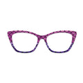Purple Pink Glitter Mermaid Scale Glasses Toppers #7147843269