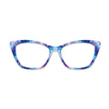 Blue Purple Galaxy Star Glasses Toppers #4290790387