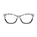 Black White Rose Gradient Glasses Toppers #6484575790