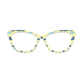 Yellow Dolphin Wave Glasses Toppers #6130956576