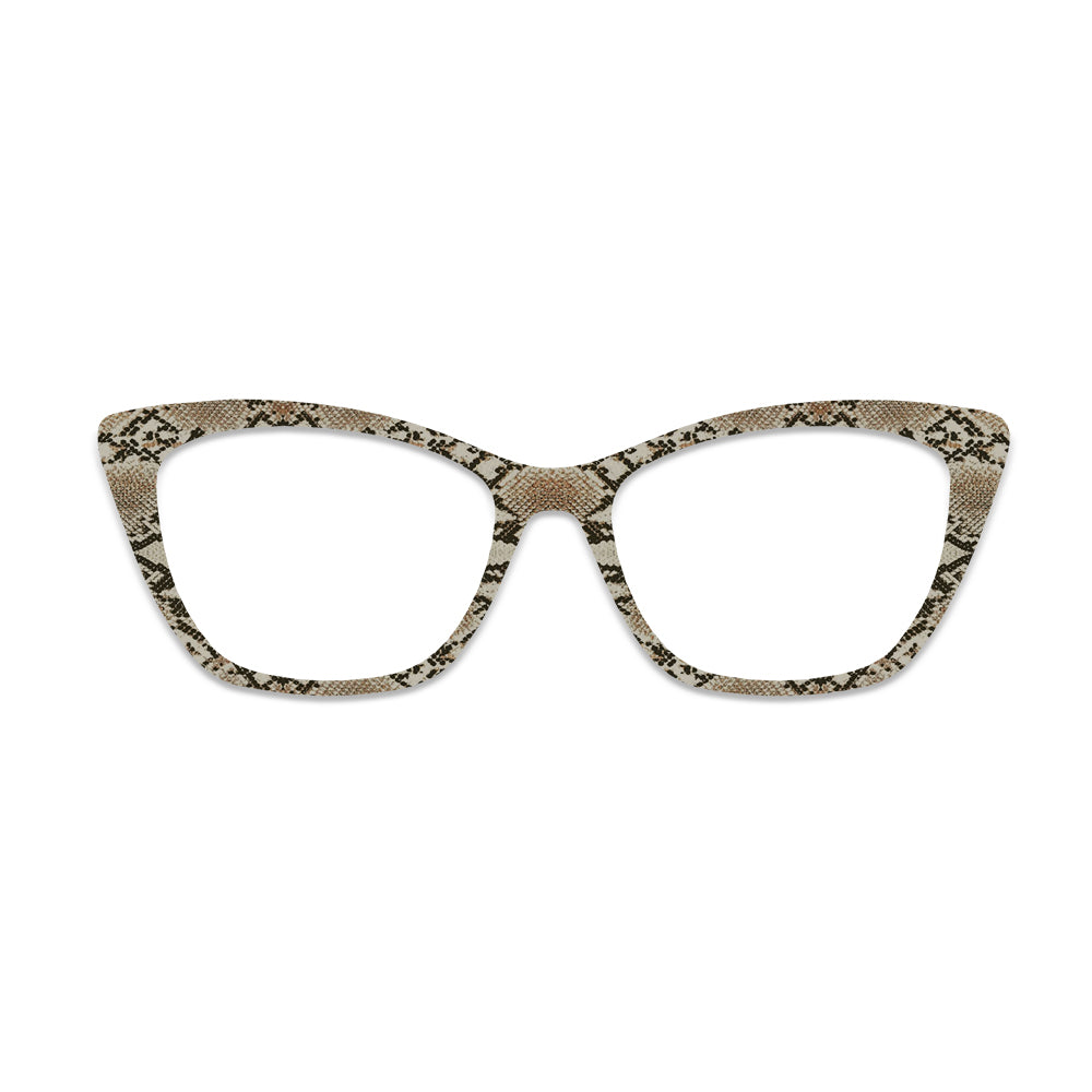 Snake Skin Pattern Glasses Toppers #2014198036