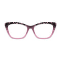 Pink Black Lace Gradient Pattern Glasses Toppers #3271082233