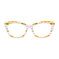 Retro Color Wavy Stripe Pattern Glasses Toppers #6132746131