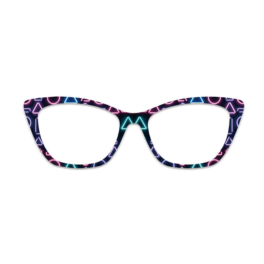Neon Geometric Glasses Toppers #5660691896