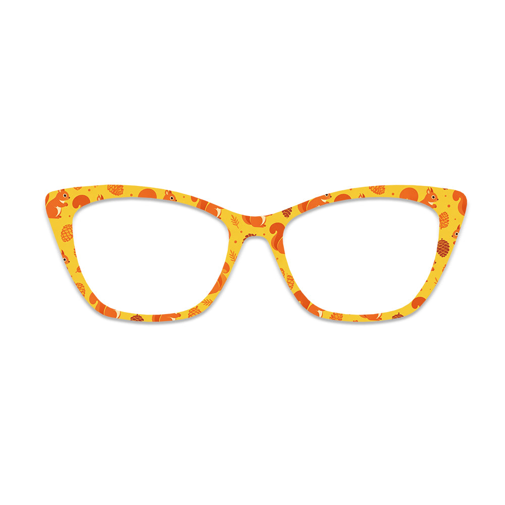 Autumn Squirrel Glasses Toppers #5826557247