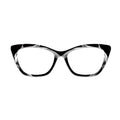 Black White Fluid Swirl Glasses Toppers #8497975063