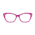 Shiny Pink Heart Glasses Toppers #2398412519
