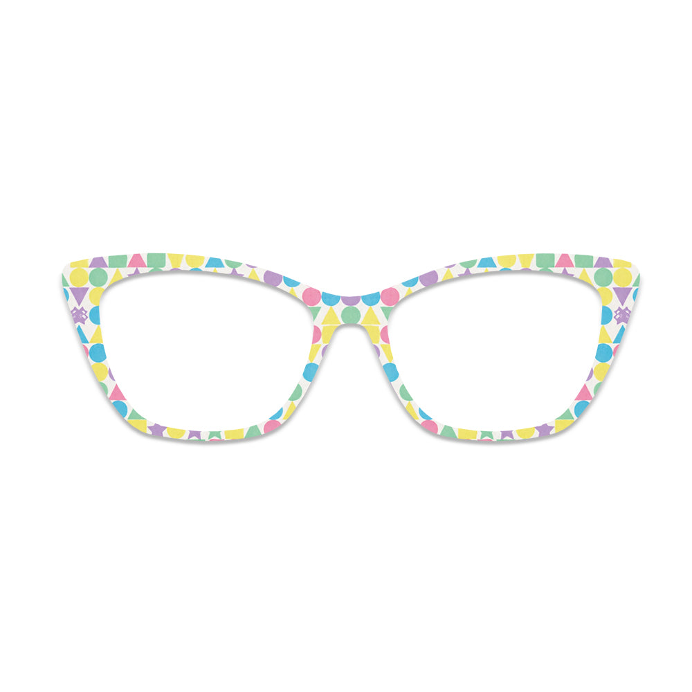Macaron Geometric Glasses Toppers #5695608864
