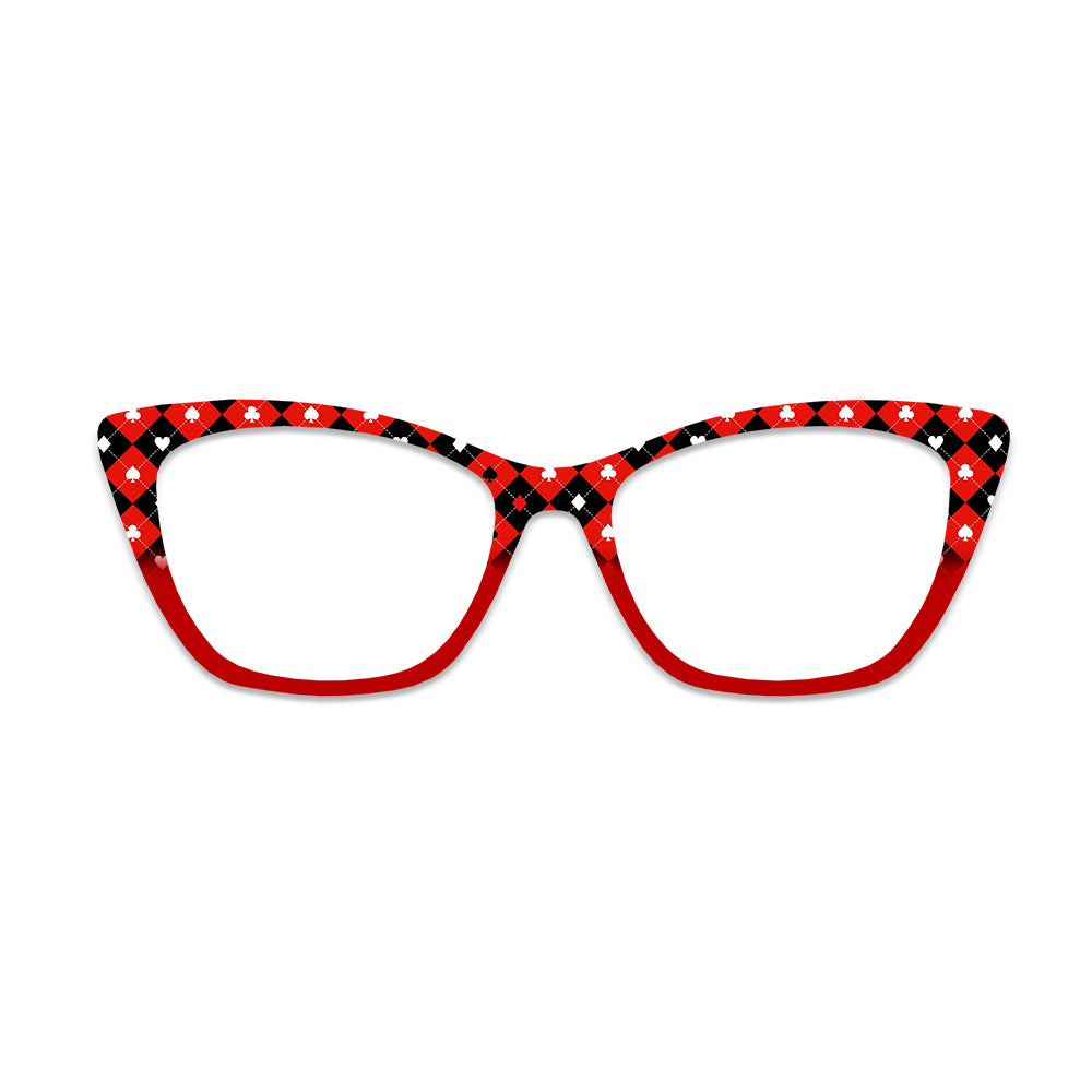 Poker Rhombus Glasses Toppers #5601624696