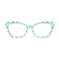 Light Blue Crocodile Frog Cartoon Pattern Glasses Toppers 2861221878#