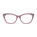 Pink Black Zebra Pattern Glasses Toppers #5584592349