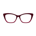 Wine Red Gradient Solid Glasses Toppers #4087442480