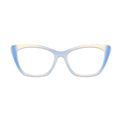 Blue Beige Gradient Pattern Glasses Toppers #4763394746