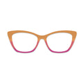 Orange Pink Gradient Glasses Toppers #6334629128