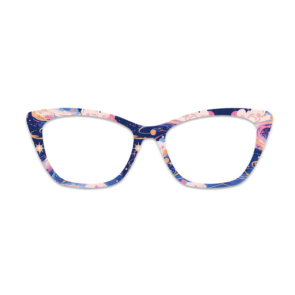 Dreamy Color Nebula Glasses Toppers #7183644908
